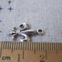 20 pcs Antique Silver Flower Lily Charms 12x18mm A2336