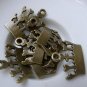 Antique Bronze Heart Crown Charms Pendants Set of 30 A7823