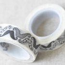 Black Moustache Adhesive Washi Tape 15mm x 10M A13235