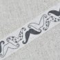 Black Moustache Adhesive Washi Tape 15mm x 10M A13235
