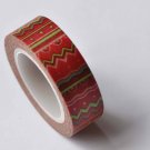 Chevron Wave Washi Tape Japanese Masking Tape 15mm x 10M A12645