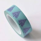 Christmas Tree Washi Tape Scrapbook Supply 15mm x 10M A12518