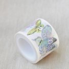 Colorful Butterfly Wide Washi Tape 30mm x 5M Roll A12134