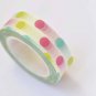 Colorful Dotted Spot Washi Tape 15mm x 10M Roll A12339