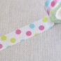 Colorful Dotted Spot Washi Tape 15mm x 10M Roll A12339