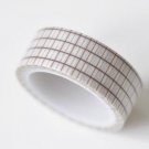 Elegant Brown Grid Pattern Washi Tape Journal Supplies 15mm Wide x 5 Meters A13352