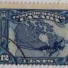Canada 1927 confederation 12 cent stamp