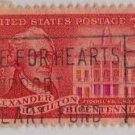 1957 three cent Alexander Hamilton postage stamp