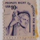1977 ten cent Peoples right to redress postage stamp