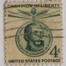 1958 four cent lajos kossuth champion of liberty