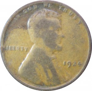 1924 Lincoln Cent