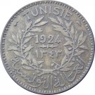 Tunisia 1924 2 Francs
