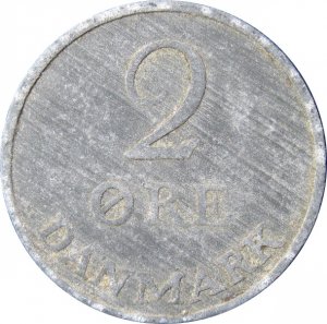 1953 Denmark 2 Ore