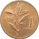 Turkey 1965 1 Kurus #2