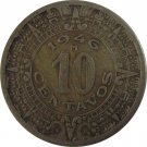 1946 M Mexico 10 Centavos 1946 M Mexico 10 Centavos