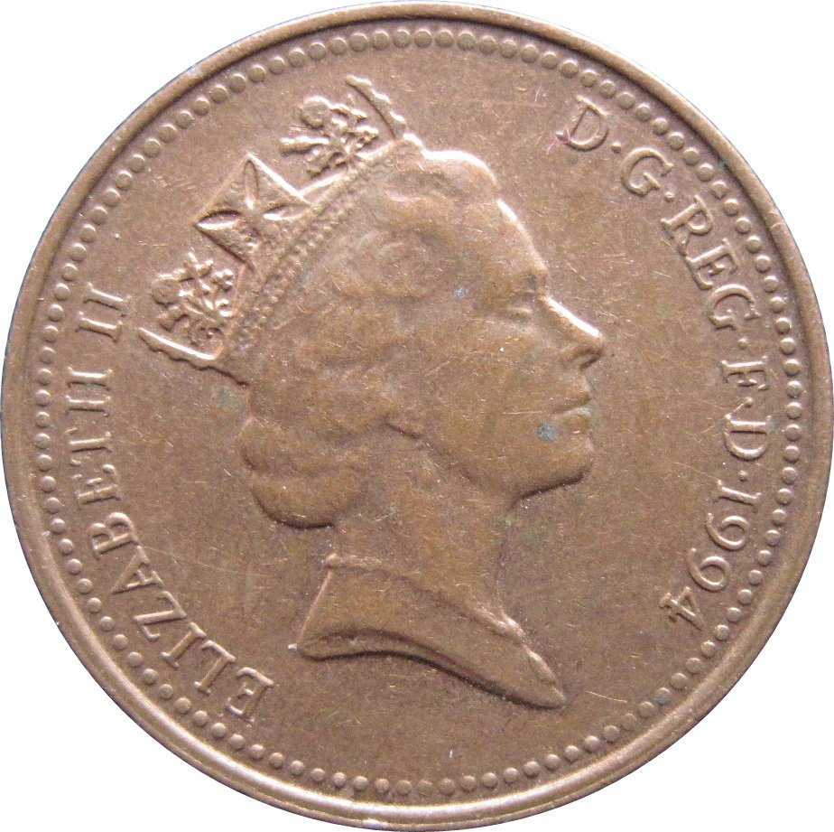 1994 Great Britain One Penny 2 1994-great-britain-one-penny-2