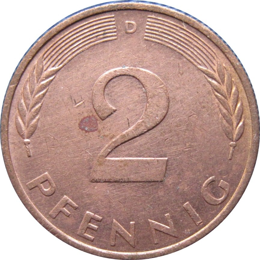 2 pfennig 1981 wert