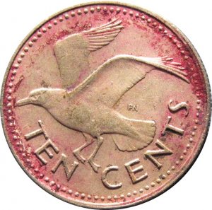 1973 Barbados 10 Cent