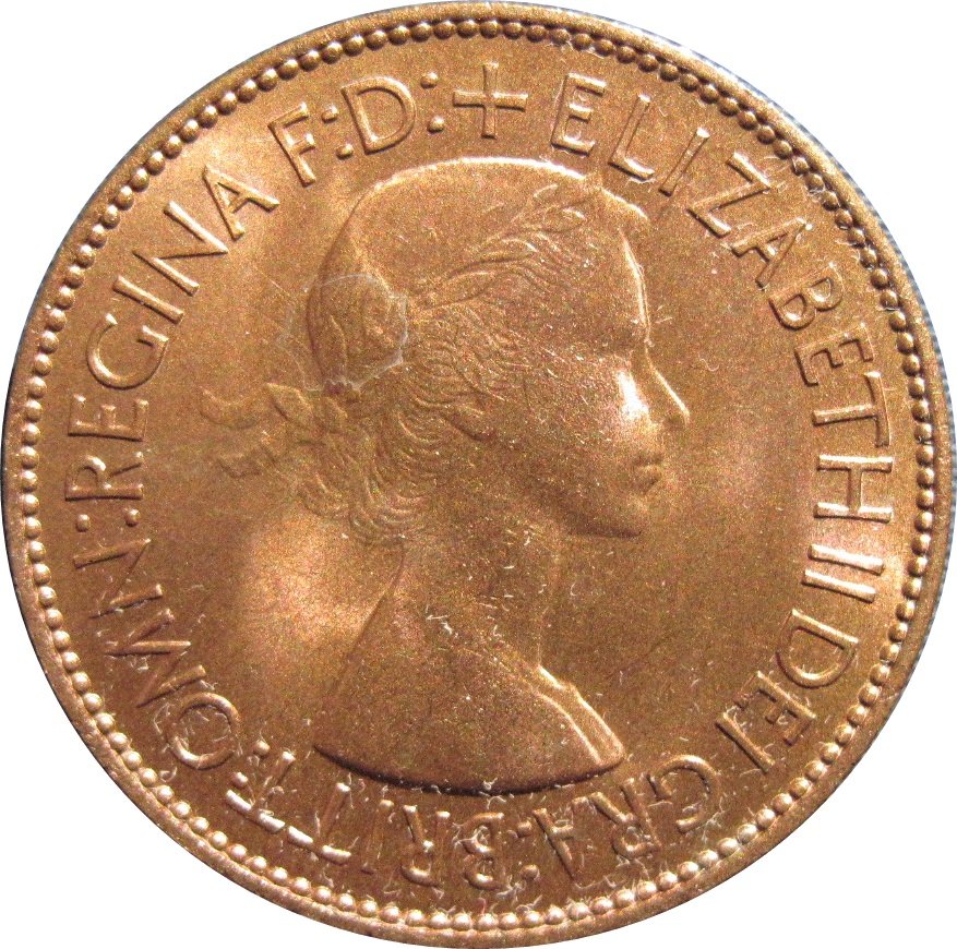 1953 Great Britain One Penny #2