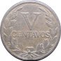 1935 Colombia 5 Centavo #2 error with CLIP