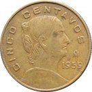 1959 Mexico 5 Centavos 1959 Mexico 5 Centavos