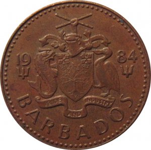 1984 Barbados 1 Cent