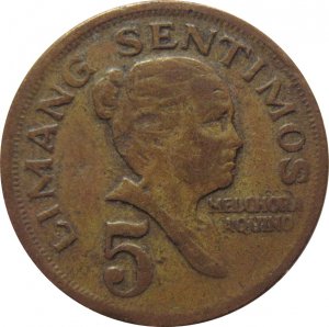 1974 Philippine 5 Sentimo