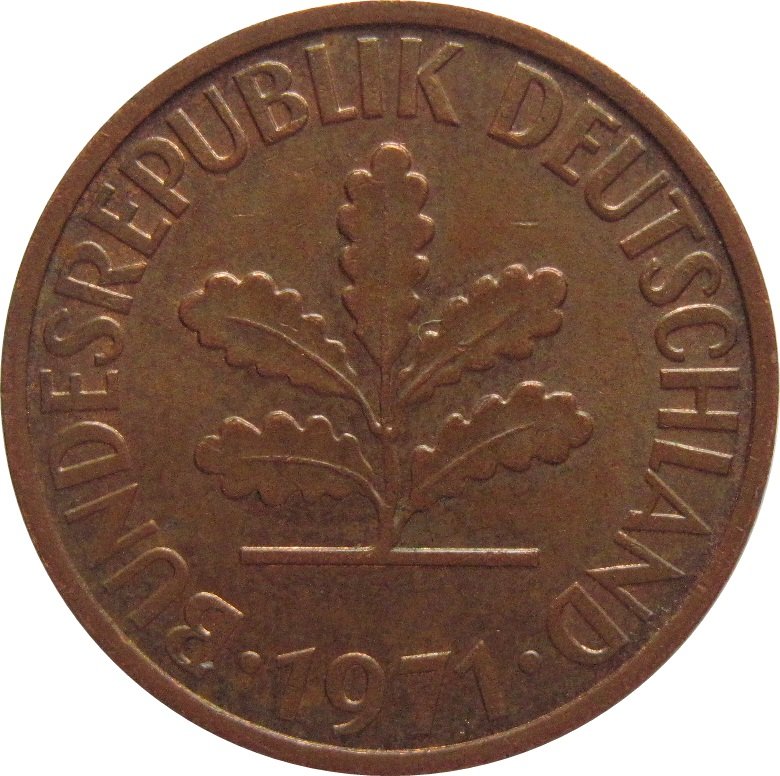 1971-d-germany-2-pfennig