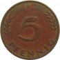 1949 D Germany 5 Pfennig