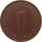 1982 D Germany 1 Pfennig