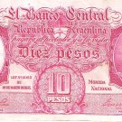 ARGENTINA 10 PESOS L. 1935 265b (34.454.529) ARGENTINA 10 PESOS L. 1935 265b (34.454.529)