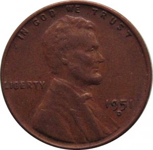 1951 D Lincoln Cent