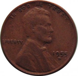 1955 D Lincoln Cent
