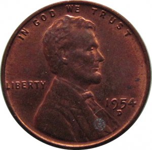 1954 D Lincoln Cent