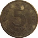 1950 Austria 5 Groschen 1950 Austria 5 Groschen