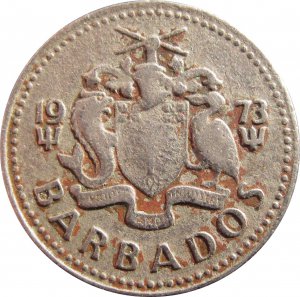 1973 Barbados 25 Cent