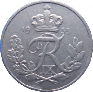 1953 Denmark 10 Ore