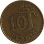 1969 Finland 10 Pennia