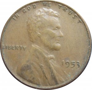 1953 Lincoln Cent