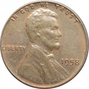 1958 Lincoln Cent