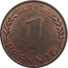 1950 D Germany 1 Pfennig