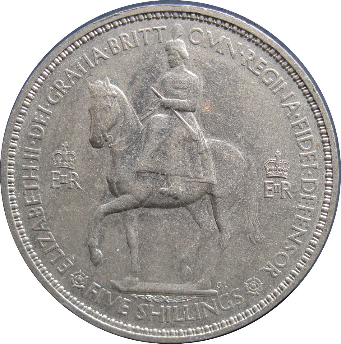 1953 Great Britain Five Shilling 1953 Great Britain Five Shilling