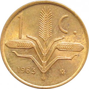 1963 1 Centavo #2