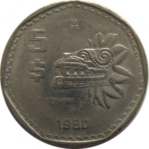 1980 5 Peso's