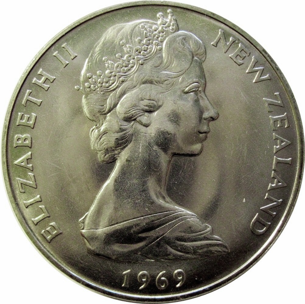 New Zealand, 1969 One Dollar