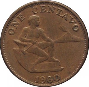 1960 Philippine One Centavo