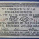 PHILIPPINES EMERGENCY ISSUE 1942 50 CENTAVOS 980