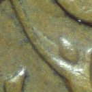 1951 Die Clash on Reverse Error Canadian Cent