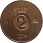 1958 Sweden 2 Ore