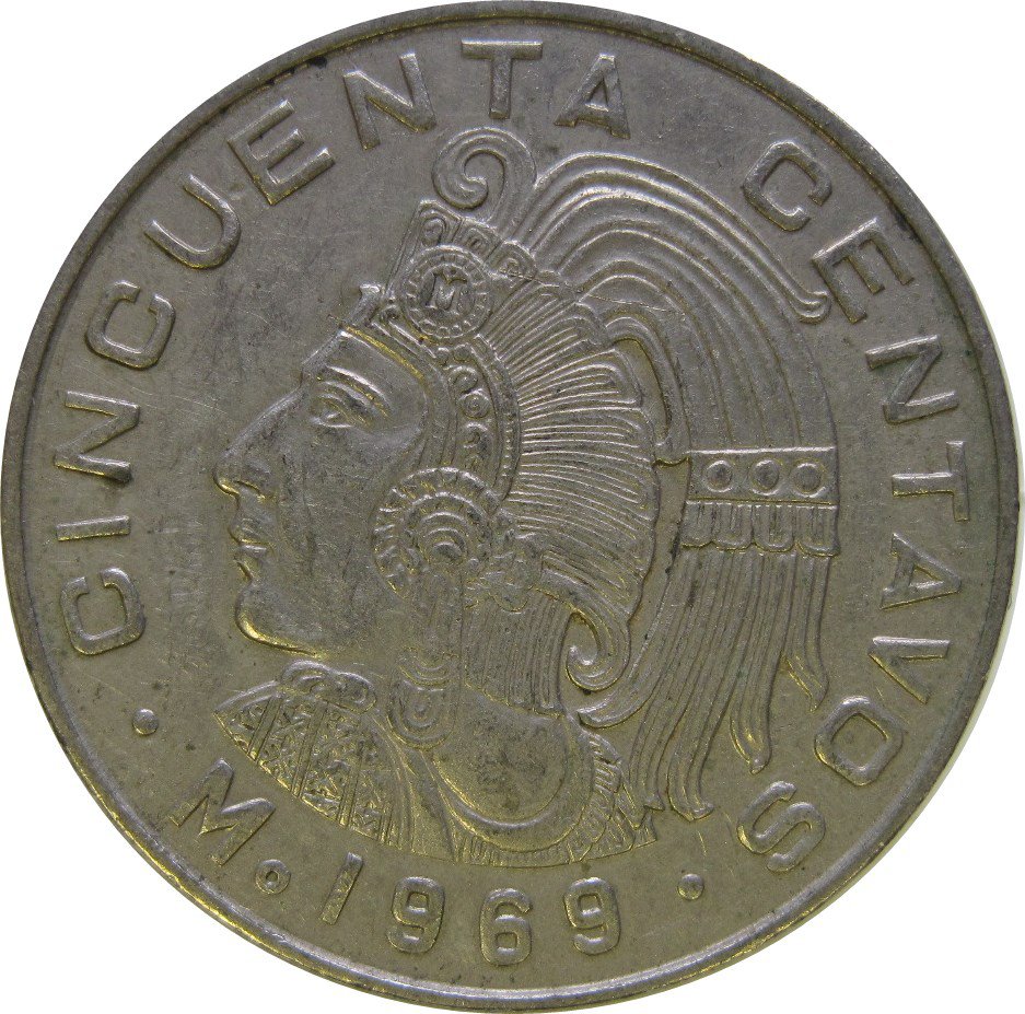 1967 Mexico 10 Centavos